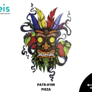 PARCHES DTF MASCARA DE CRASH PATR-0199 19.5cmX30cm