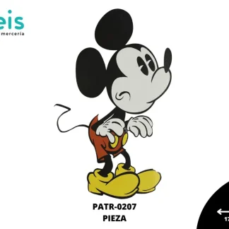 PARCHES DTF MICKEY ANGUSTIADO PATR-0207 17.5cmX28cm