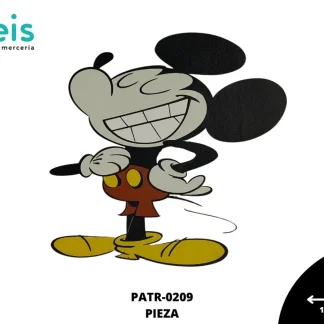 PARCHES DTF MICKEY SONRIENTE PATR-0209 18cmX17.7cm