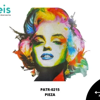 PARCHES DTF MARILIN MONROE PATR-0215 32cmX29cm MULTICOLOR