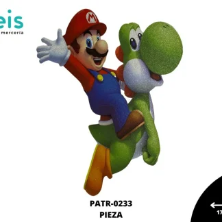 PARCHES DTF MARIO Y YOSHI PATR-0233 17.5cmX22cm