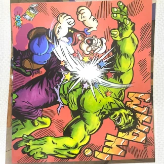 PARCHES DTF POPEYE Y HULK PATR-0253
