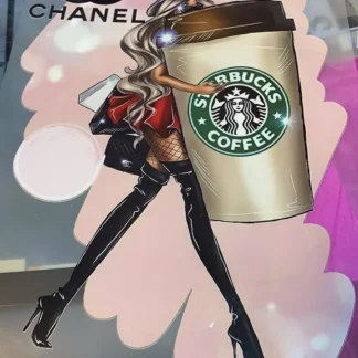PARCHES DTF STARBUCKS CHANEL PATR-0267