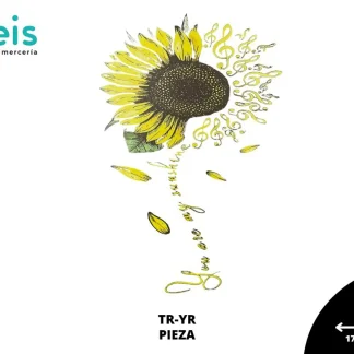 PARCHES DTF GIRASOL YOU ARE PATR-0297 17.5cmX30cm AMARILLO