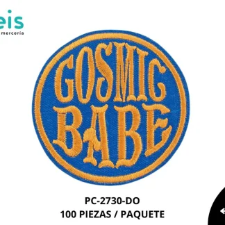 PARCHES BORDADOS Y ESTAMBRE COSMIC BABE CIRCULO PC-2730-DO 7.6cmX7.6cm 100 PZ/PQT