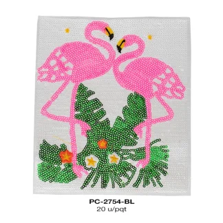 PARCHES LENTEJUELA FLAMINGO CUADRO PC-2754-BL BLANCO