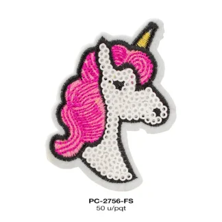 PARCHES LENTEJUELA UNICORNIO PC-2756-FS 50 PZ/PQT FIUSHA