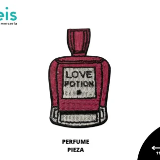 PARCHES LENTEJUELA PERFUME PERFUME 11.5cmX19.5cm