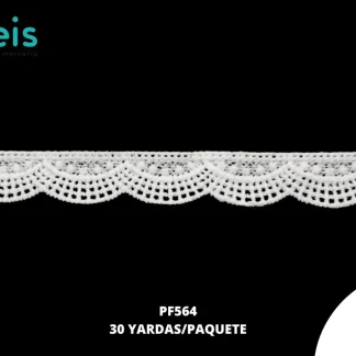 GUIPIUR SEDA DE LECHE PLANO PF564 BLANCO 2 CM 30 YARDAS/PAQUETE