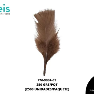 PLUMA PAVO CAFE 250G/2500U APROX