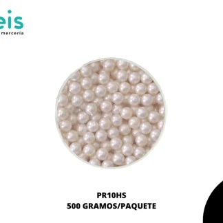 PERLAS REMACHE PR10HS 10mm 500 GRS/BOLSA HUESO