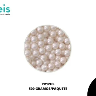 PERLAS REMACHE PR12HS 12mm 500 GRS/BOLSA HUESO