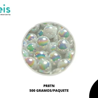 PERLAS REMACHE PR8TN 8mm 500 GRS/BOLSA TORNASOL
