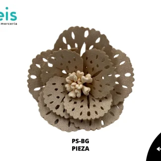 FLOR TELA PISTILOS BEIGE 100U