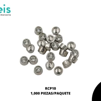 REMACHES PLASTICO CUBETA RCP10 10mm 1,000 PZ/PQT PLATA