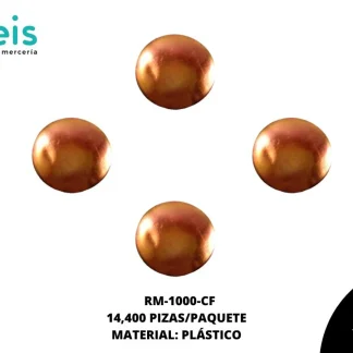 REMACHES PLANCHABLES CIRCULO RM-1000-CF 7mm 14.4 MILL/PQT CAFÉ