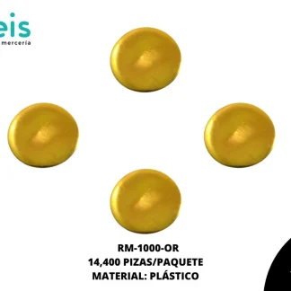 REMACHES PLANCHABLES CIRCULO RM-1000-OR 7mm 14.4 MILL/PQT DORADO