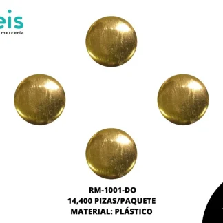 REMACHES PLANCHABLES CIRCULO RM-1001-DO 8mm 14.4 MILL/PQT DORADO