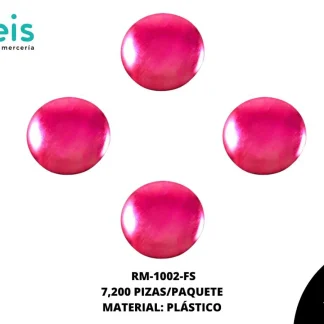 REMACHES PLANCHABLES CIRCULO RM-1002-FS 10mm 7.2 MILL/PQT FUCSIA