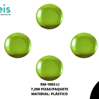 REMACHES PLANCHABLES CIRCULO RM-1002-LI 10mm 7.2 MILL/PQT LIMON