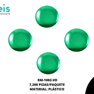 REMACHES PLANCHABLES CIRCULO RM-1002-VD 10mm 7.2 MILL/PQT VERDE