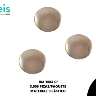 REMACHES PLANCHABLES CIRCULO RM-1003-CF 13mm 3.5 MILL/PQT CAFÉ