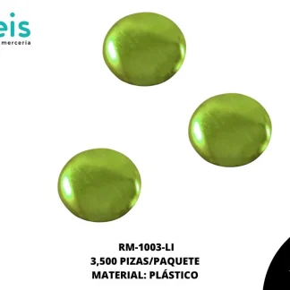 REMACHES PLANCHABLES CIRCULO RM-1003-LI 13mm 3.5 MILL/PQT LIMON
