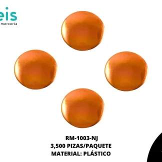 REMACHES PLANCHABLES CIRCULO RM-1003-NJ 13mm 3.5 MILL/PQT NARANJA