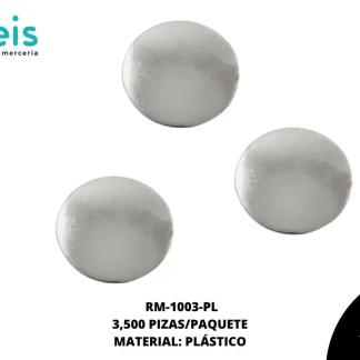 REMACHES PLANCHABLES CIRCULO RM-1003-PL 13mm 3.5 MILL/PQT PLATA