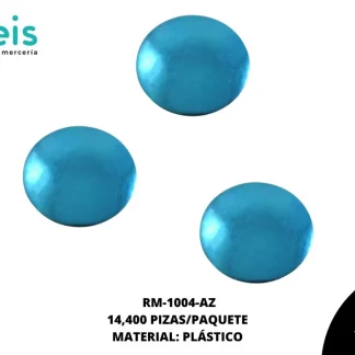 REMACHES PLANCHABLES CIRCULO RM-1004-AZ 16mm 14.4 MILL/PQT AZUL