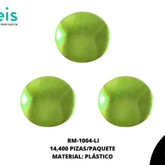 REMACHES PLANCHABLES CIRCULO RM-1004-LI 16mm 14.4 MILL/PQT LIMON