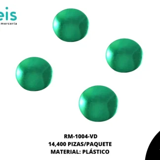 REMACHES PLANCHABLES CIRCULO RM-1004-VD 16mm 14.4 MILL/PQT VERDE