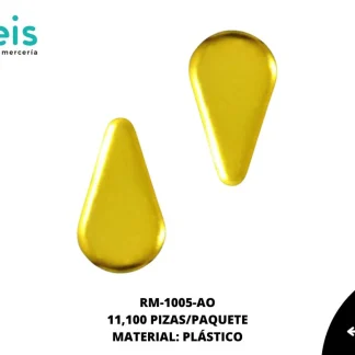 REMACHES PLANCHABLES GOTA RM-1005-AO 8mmX13mm 11.1 MILL/PQT AMARILLO