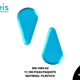 REMACHES PLANCHABLES GOTA RM-1005-AZ 8mmX13mm 11.1 MILL/PQT AZUL