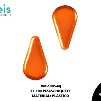 REMACHES PLANCHABLES GOTA RM-1005-NJ 8mmX13mm 11.1 MILL/PQT NARANJA