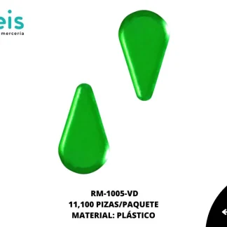 REMACHES PLANCHABLES GOTA RM-1005-VD 8mmX13mm 11.1 MILL/PQT VERDE