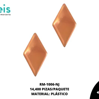 REMACHES PLANCHABLES ROMBO RM-1006-NJ 6mmX12mm 14.4 MILL/PQT NARANJA