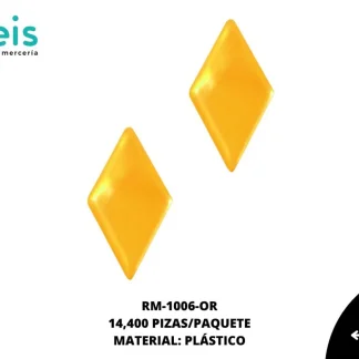 REMACHES PLANCHABLES ROMBO RM-1006-OR 6mmX12mm 14.4 MILL/PQT DORADO