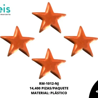 REMACHES PLANCHABLES ESTRELLA RM-1012-NJ 10mmX10mm 14.4 MILL/PQT NARANJA