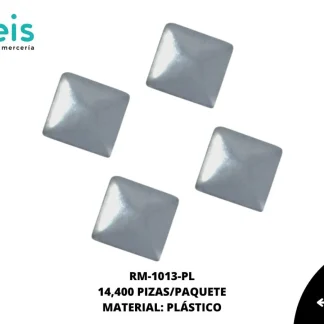 REMACHES PLANCHABLES CUADRO RM-1013-PL 5mmX5mm 14.4 MILL/PQT PLATA