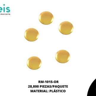 REMACHES PLANCHABLES CIRCULAR RM-1015-OR 4mm 28.8 MILL/PQT DORADO