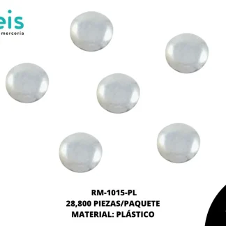 REMACHES PLANCHABLES CIRCULAR RM-1015-PL 4mm 28.8 MILL/PQT PLATA