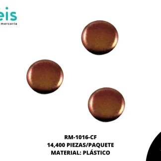 REMACHES PLANCHABLES CIRCULAR RM-1016-CF 6mm 14.4 MILL/PQT CAFÉ