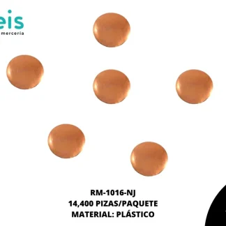 REMACHES PLANCHABLES CIRCULAR RM-1016-NJ 6mm 14.4 MILL/PQT NARANJA