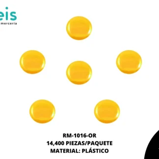 REMACHES PLANCHABLES CIRCULAR RM-1016-OR 6mm 14.4 MILL/PQT DORADO