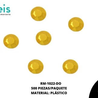 REMACHES PLANCHABLES DIAMANTADO RM-1022-DO 3mm 500 GRS/PQT DORADO