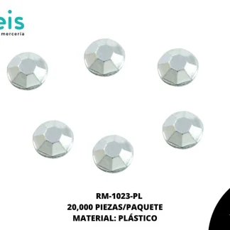 REMACHES PLANCHABLES DIAMANTADO RM-1023-PL 4mm 200 GRS/PQT PLATA
