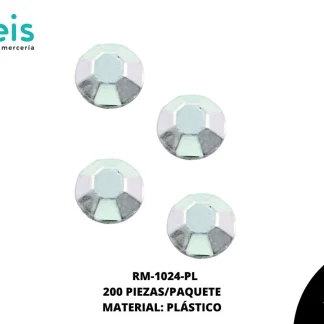 REMACHES PLANCHABLES DIAMANTADO RM-1024-PL 5mm 200 GRS/PQT PLATA