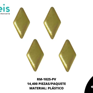 REMACHES PLANCHABLES ROMBO RM-1025-PV 4mmX8mm 14,400 PZ/PQT LATON VIEJO