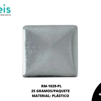 REMACHES PLANCHABLES CUADRADO RM-1029-PL 10mmX10mm 25 GRS/PQT PLATA